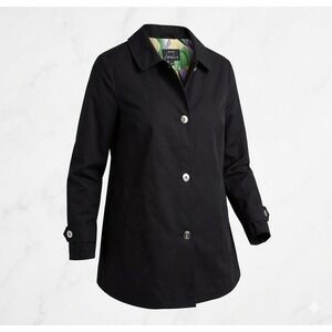 Dennis by Dennis Basso Black Women's Coat, with Matching Scarf. Size L